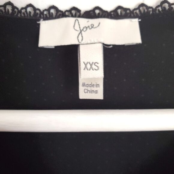 Joie Polka Dotted Peplum Blouse XXS - Picture 2 of 5